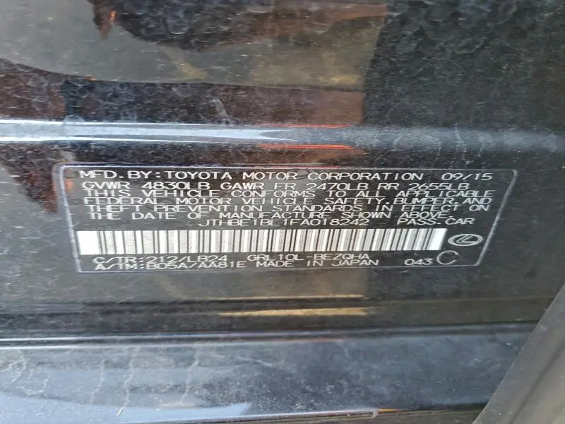 2015 LEXUS GS 350 BASE  