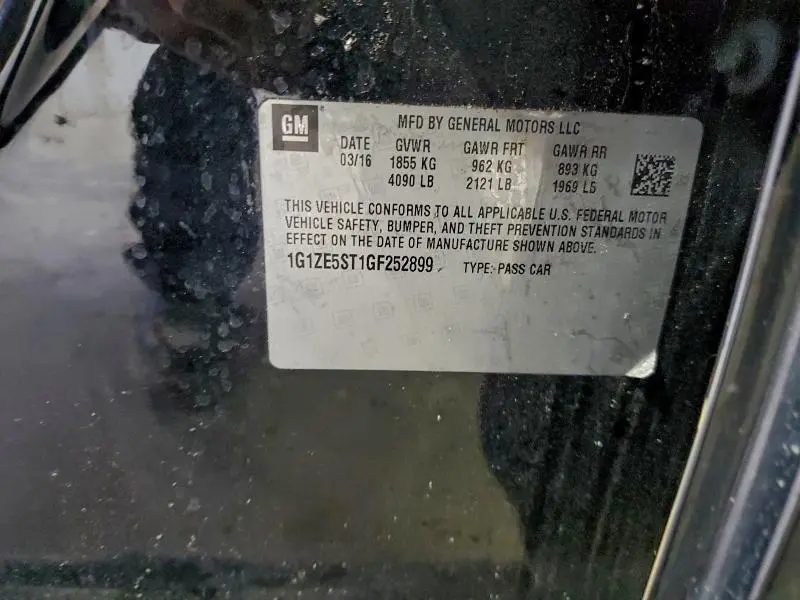 2016 CHEVROLET MALIBU LT  