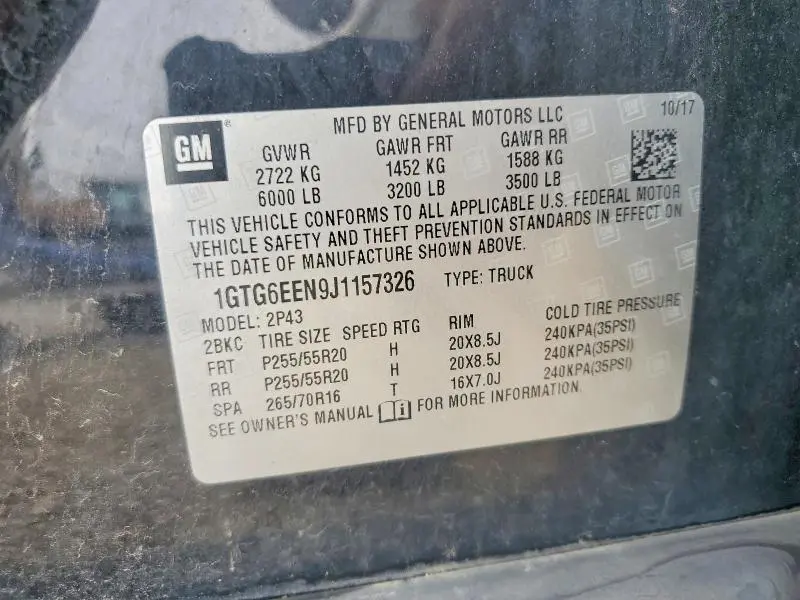 2018 GMC CANYON DENALI  