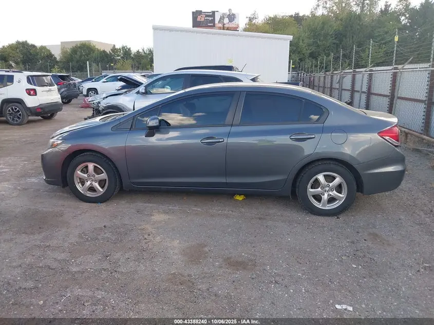 2013 HONDA CIVIC NATURAL GAS