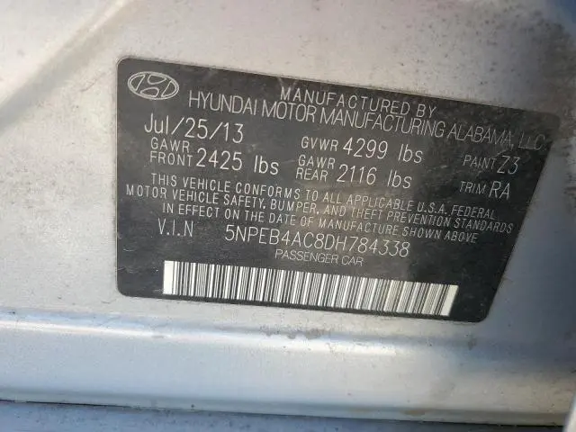 2013 HYUNDAI SONATA GLS  