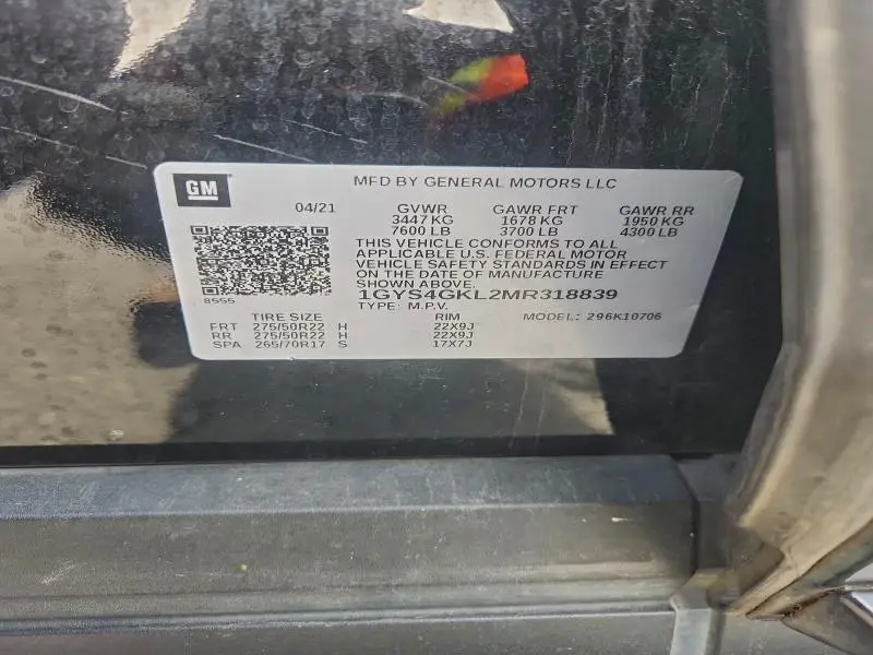 2021 CADILLAC ESCALADE SPORT PLATINUM  