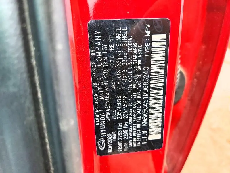 2021 HYUNDAI KONA ULTIMATE  