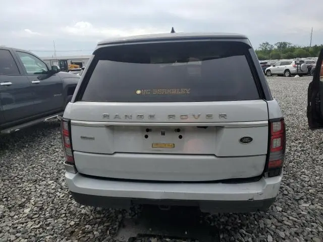2017 LAND ROVER RANGE ROVER SUPERCHARGED  