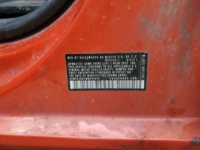 2021 VOLKSWAGEN JETTA S