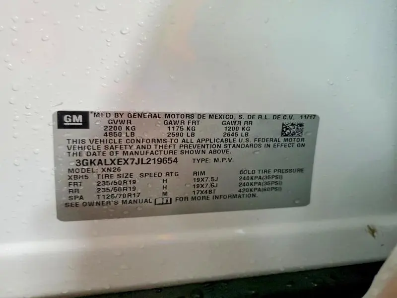 2018 GMC TERRAIN DENALI  