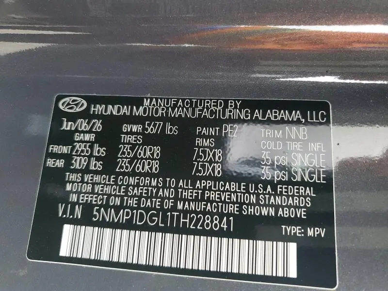 2026 HYUNDAI SANTA FE SE  
