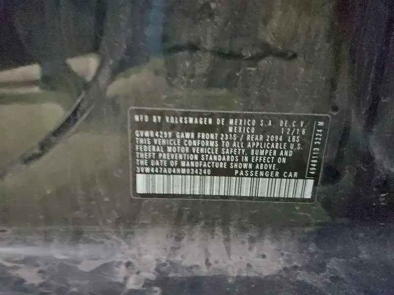 2017 VOLKSWAGEN GTI S/SE  