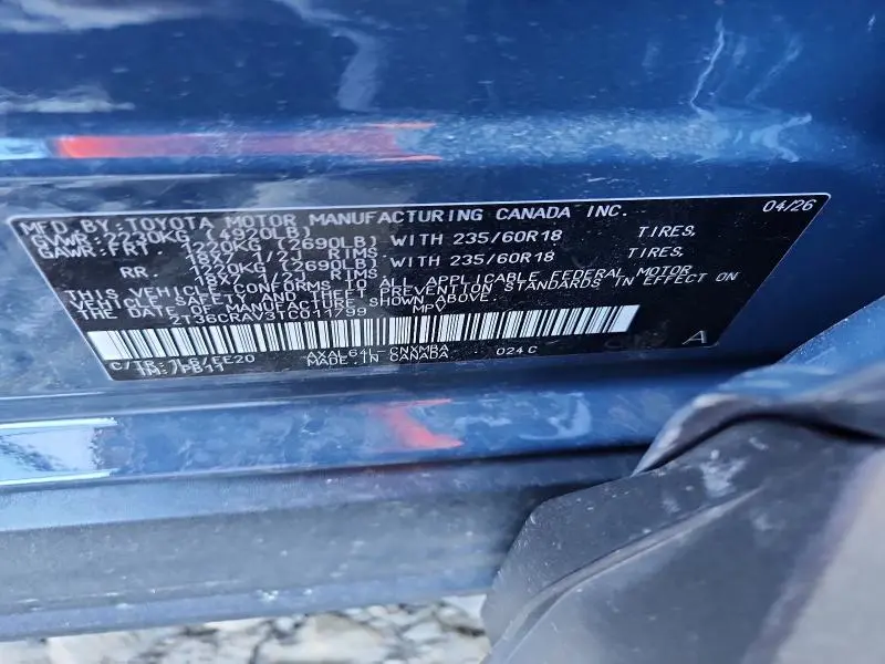 2026 TOYOTA RAV4 XLE PREMIUM  