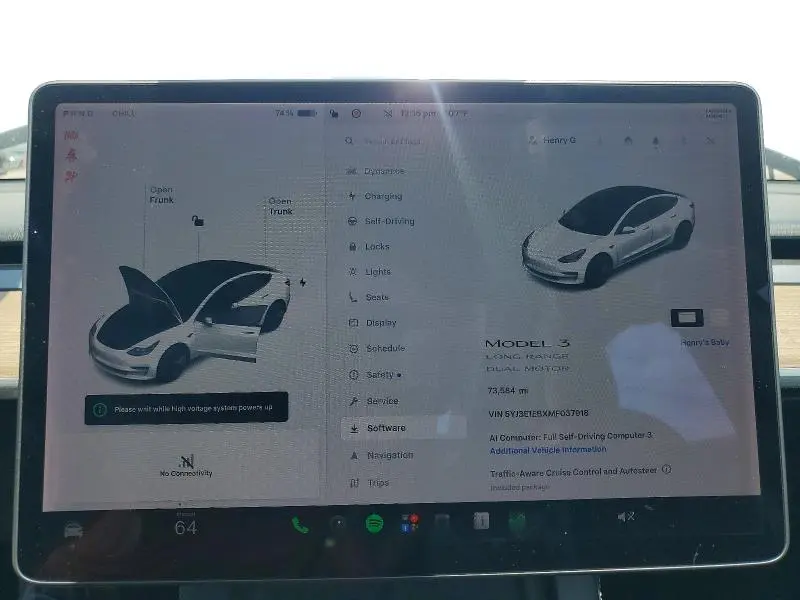 2021 TESLA MODEL 3   