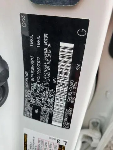 2023 TOYOTA 4RUNNER SE  