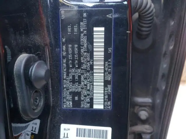 2020 TOYOTA HIGHLANDER L  