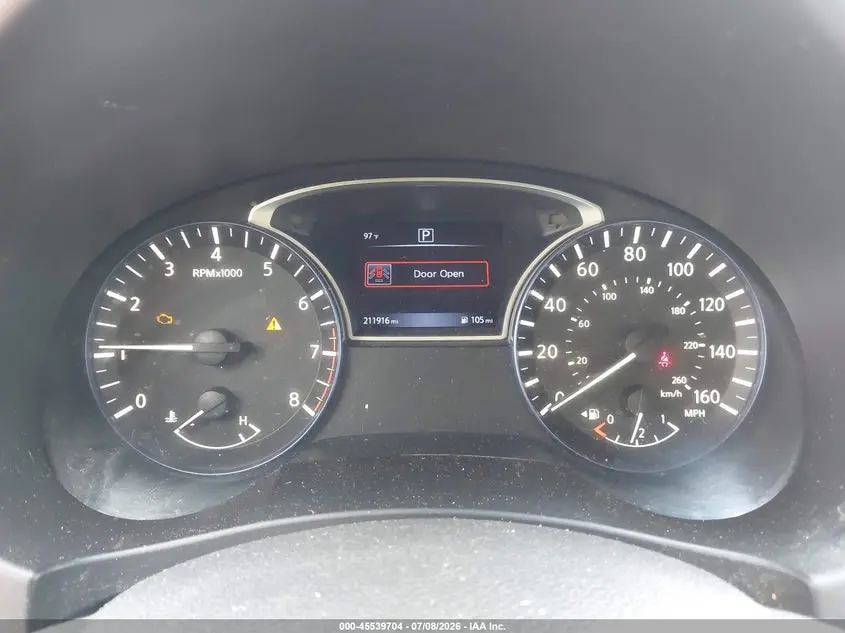 2016 NISSAN ALTIMA 2.5 SR