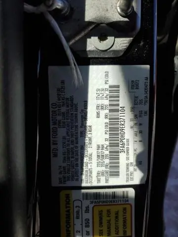 2014 FORD FUSION SE  