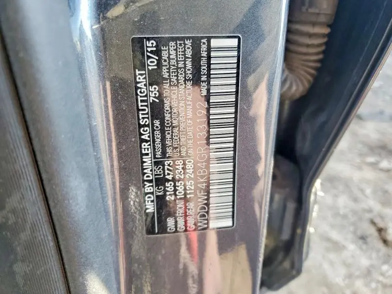 2016 MERCEDES-BENZ C 300 4MATIC  