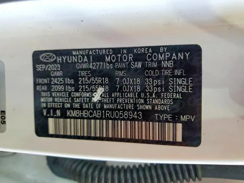 2024 HYUNDAI KONA SEL  