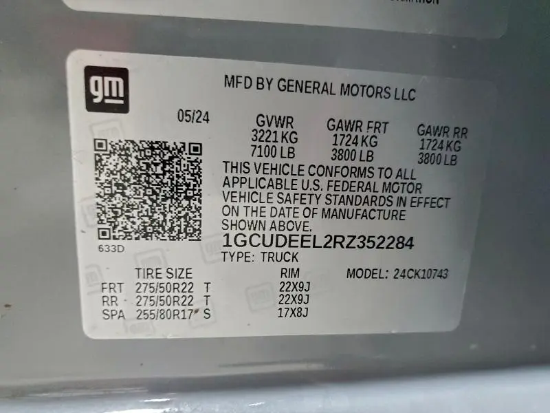 2024 CHEVROLET SILVERADO K1500 RST  