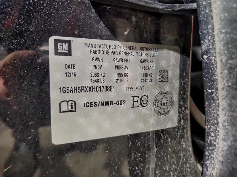 2017 CADILLAC ATS LUXURY  