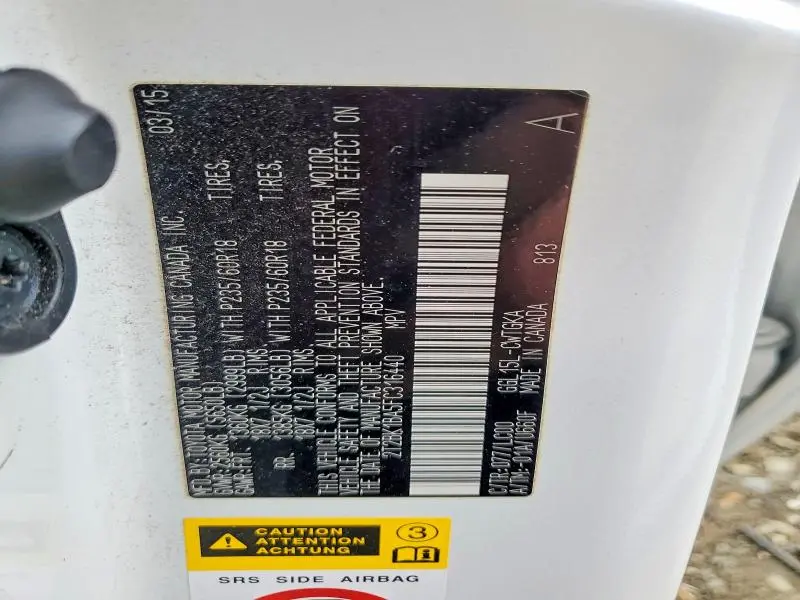 2015 LEXUS RX 350 BASE  