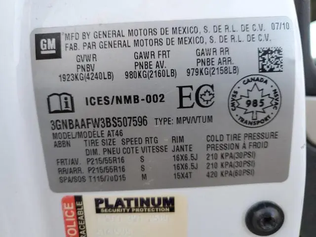 2011 CHEVROLET HHR LS  