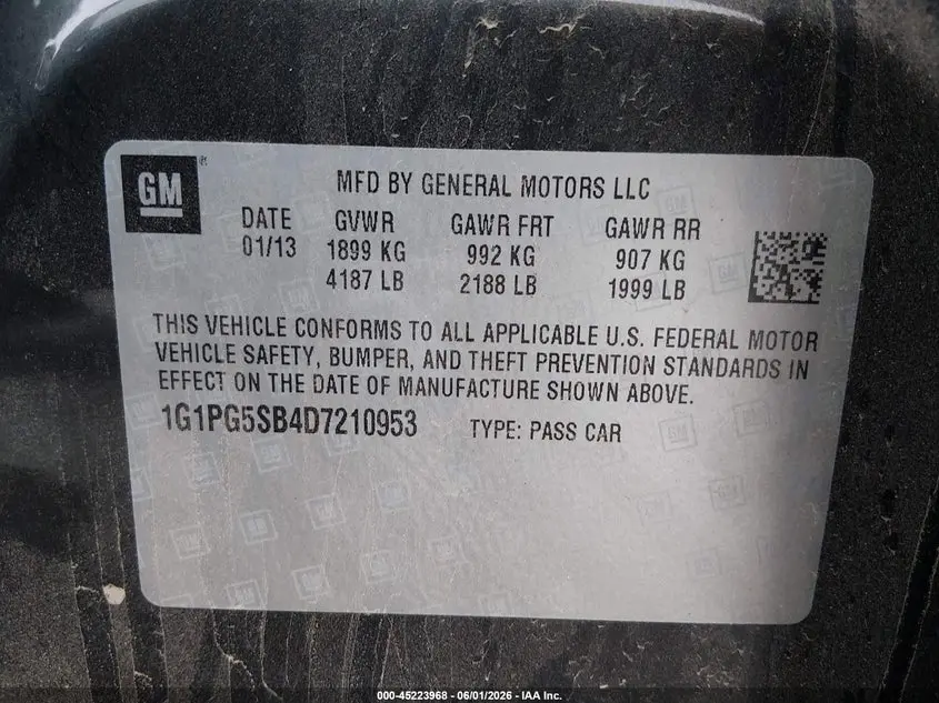 2013 CHEVROLET CRUZE LTZ