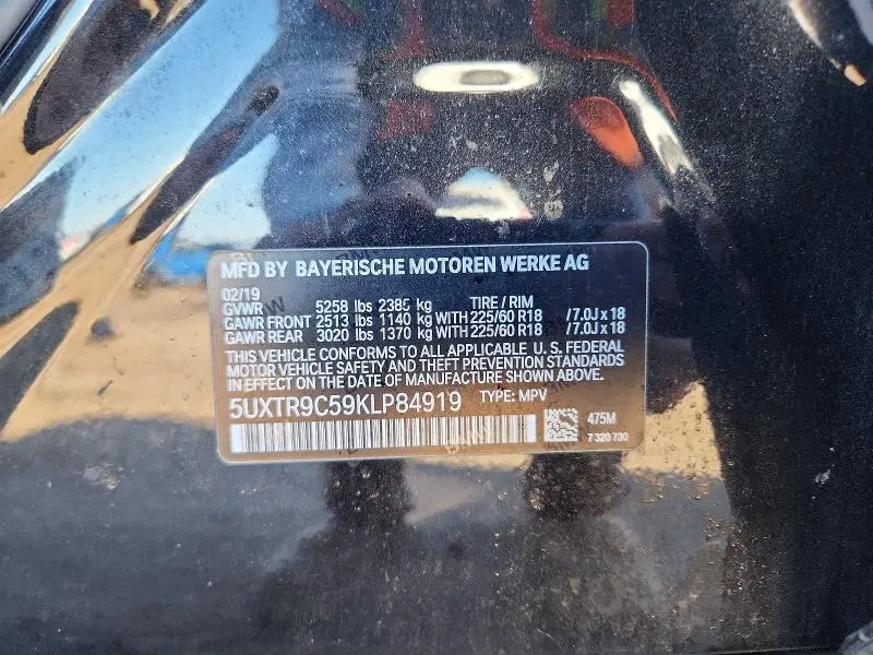 2019 BMW X3 XDRIVE30I  
