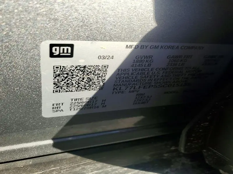 2025 CHEVROLET TRAX LS  