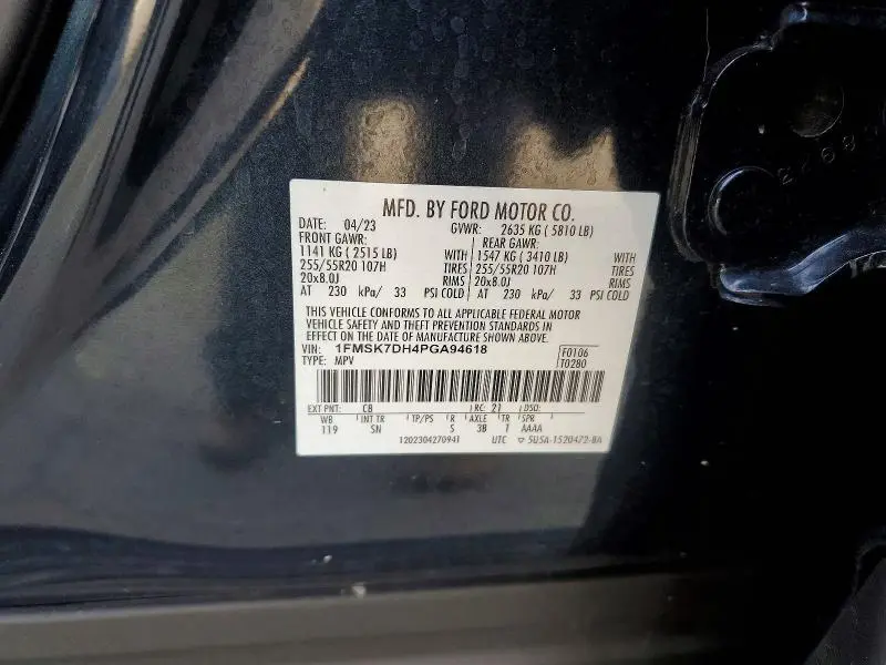 2023 FORD EXPLORER XLT  