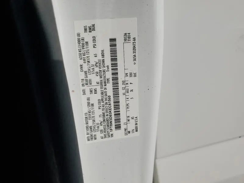 2019 FORD F350 SUPER DUTY  