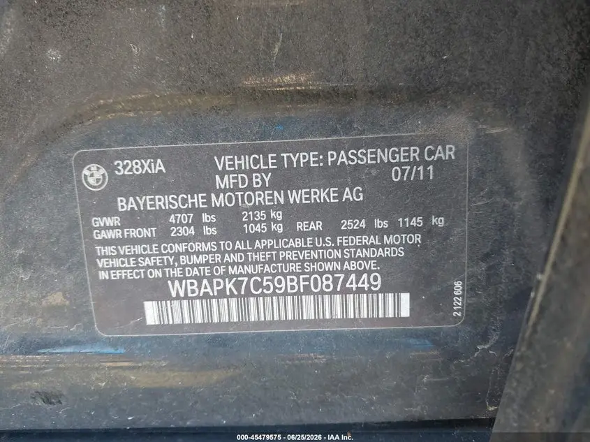 2011 BMW 328I XDRIVE