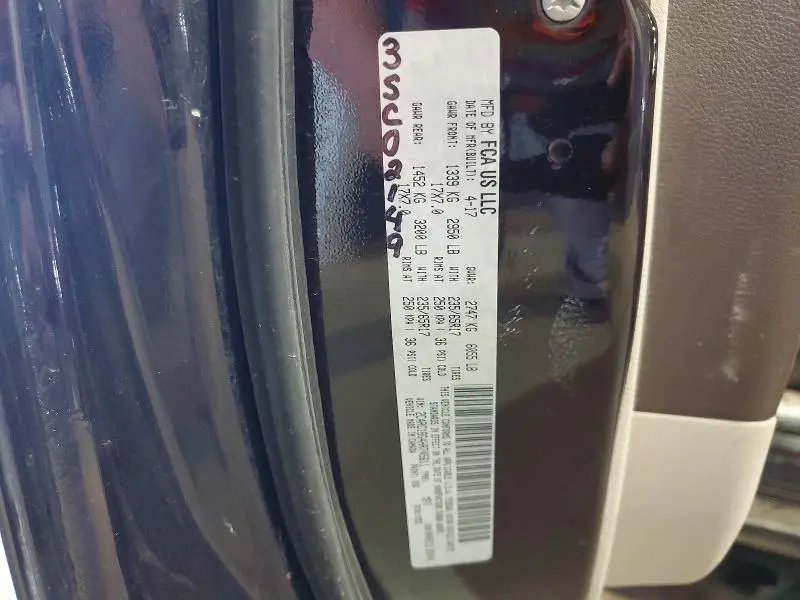 2017 CHRYSLER PACIFICA TOURING L  