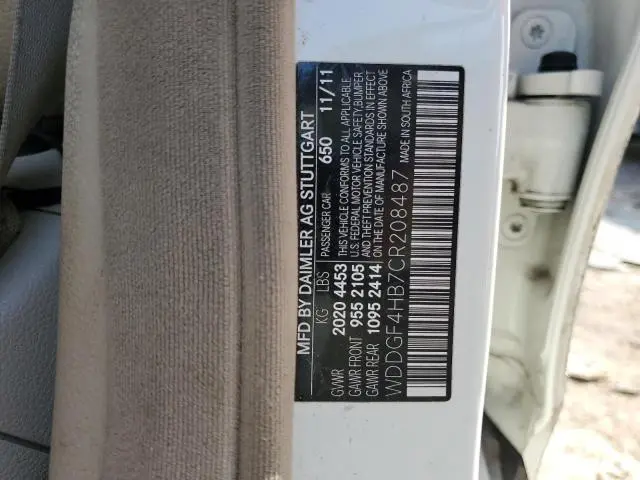2012 MERCEDES-BENZ C 250  