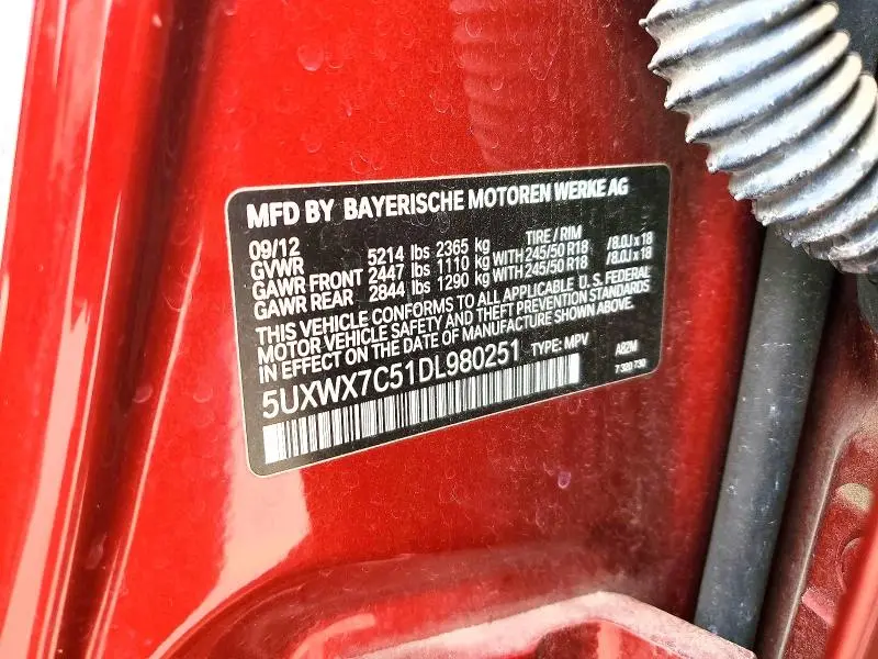 2013 BMW X3 XDRIVE35I  