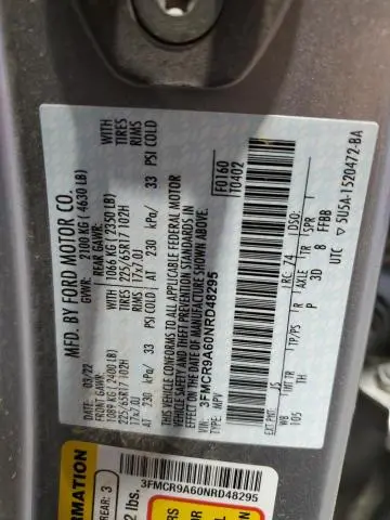 2022 FORD BRONCO SPORT   