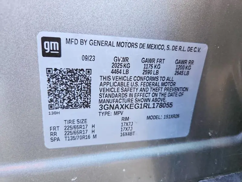 2024 CHEVROLET EQUINOX LT  