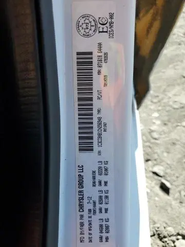 2012 CHRYSLER 200 LX