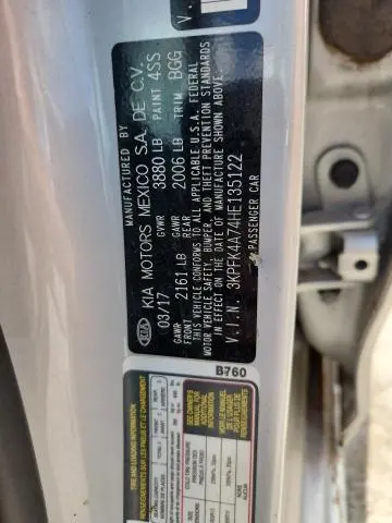 2017 KIA FORTE LX  