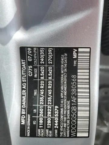 2010 MERCEDES-BENZ GLK 350  
