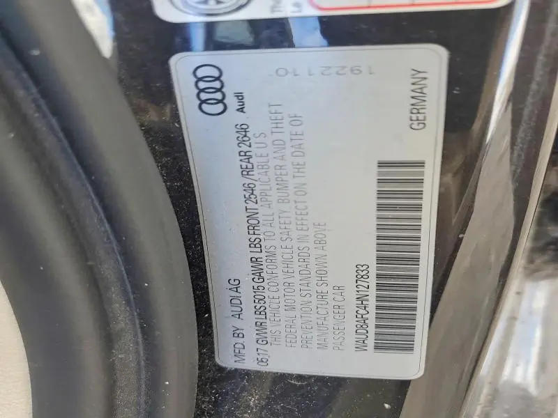 2017 AUDI A6 PREMIUM PLUS  