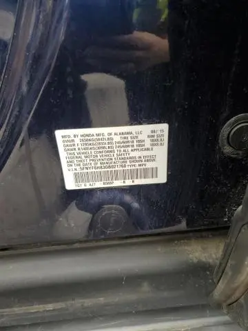 2016 HONDA PILOT EXL  