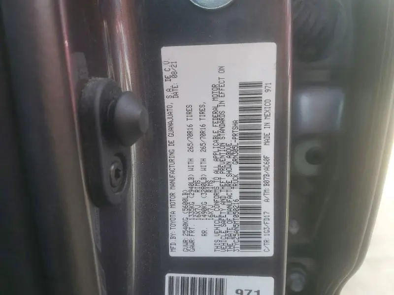 2021 TOYOTA TACOMA TRD OFF-ROAD  