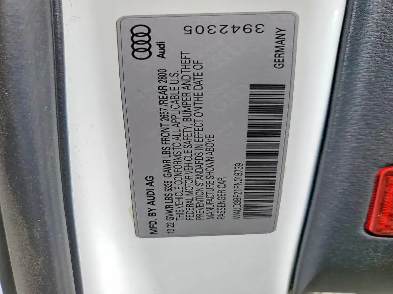 2023 AUDI A6 PREMIUM  