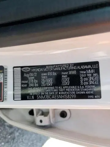 2022 HYUNDAI TUCSON SEL  