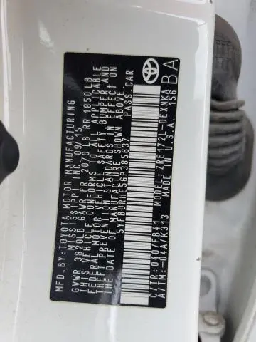 2016 TOYOTA COROLLA L  