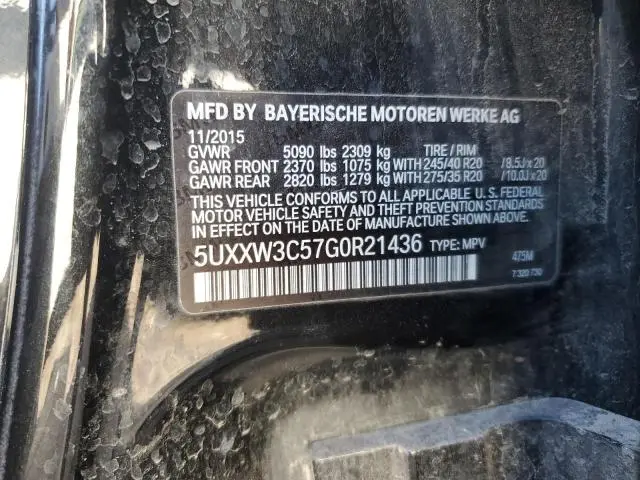 2016 BMW X4 XDRIVE28I  