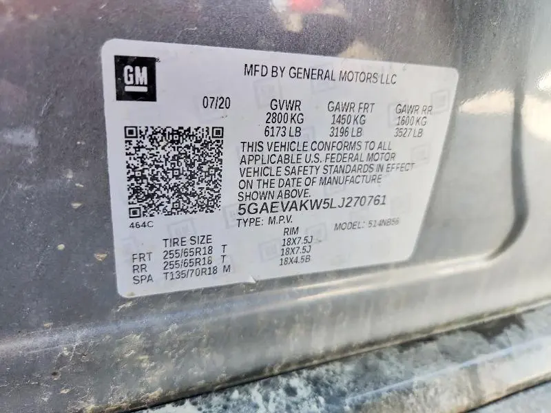 2020 BUICK ENCLAVE ESSENCE  