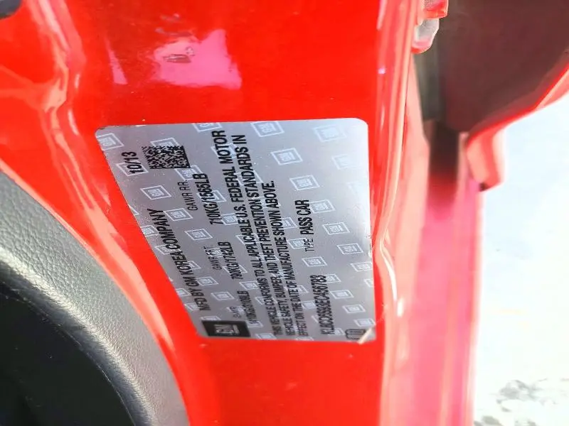 2014 CHEVROLET SPARK 1LT  