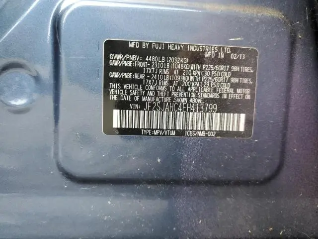 2014 SUBARU FORESTER 2.5I LIMITED