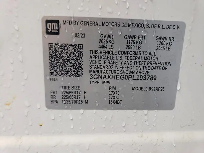 2023 CHEVROLET EQUINOX LS  