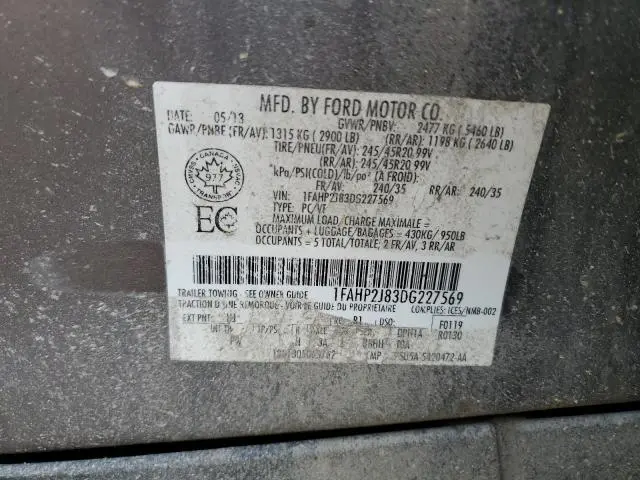2013 FORD TAURUS LIMITED  